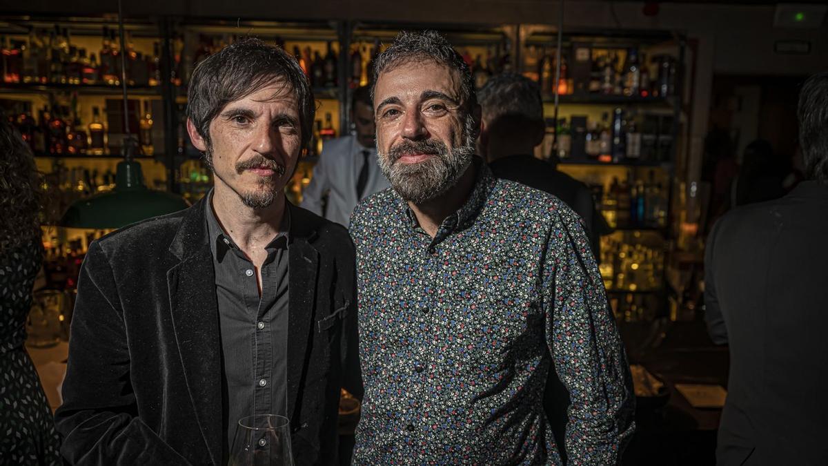 Juan Vico y Álex Hinojo en la fiesta del suplemento ’abril’ de El Periódico en el Speakeasy (Dry Martini)