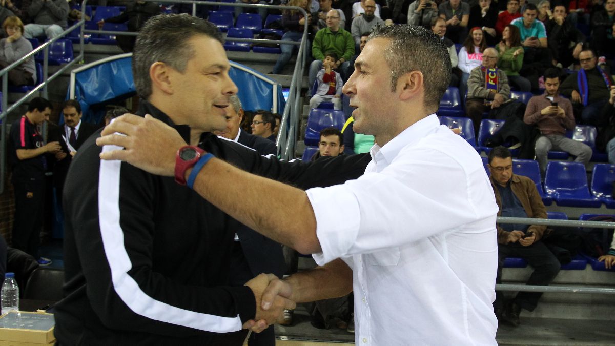 Xavi Pascual y Carlos Viver, en una imagen de 2014
