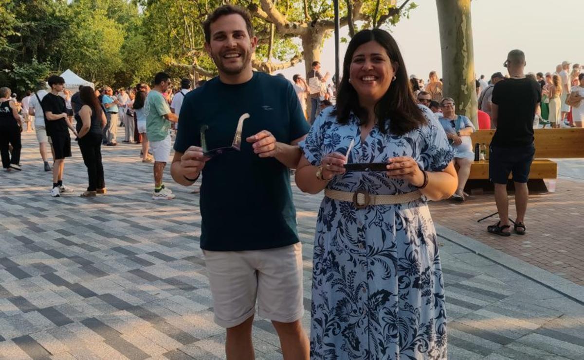 El eclipse hace historia en Benavente con visitantes de medio mundo