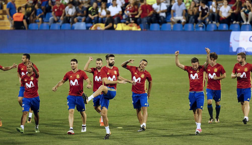 ENTRENAMIENTO SELECCIÓN ESPAÑOLA