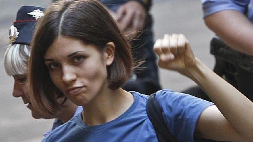 Nadezhda Tolokonnikova, miembro de Pussy Riot.