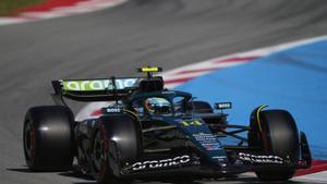 The Spanish driver of the Aston Martin team, Fernando Alonso, during the second free practice session for the Formula One Grand Prix of Spain, in Barcelona, Spain, 30 May 2025. The 2025 Formula 1 Grand Prix of Spain is held at Circuit de Barcelona-Catalunya on 01 June. EFE/ Alejandro Garcia