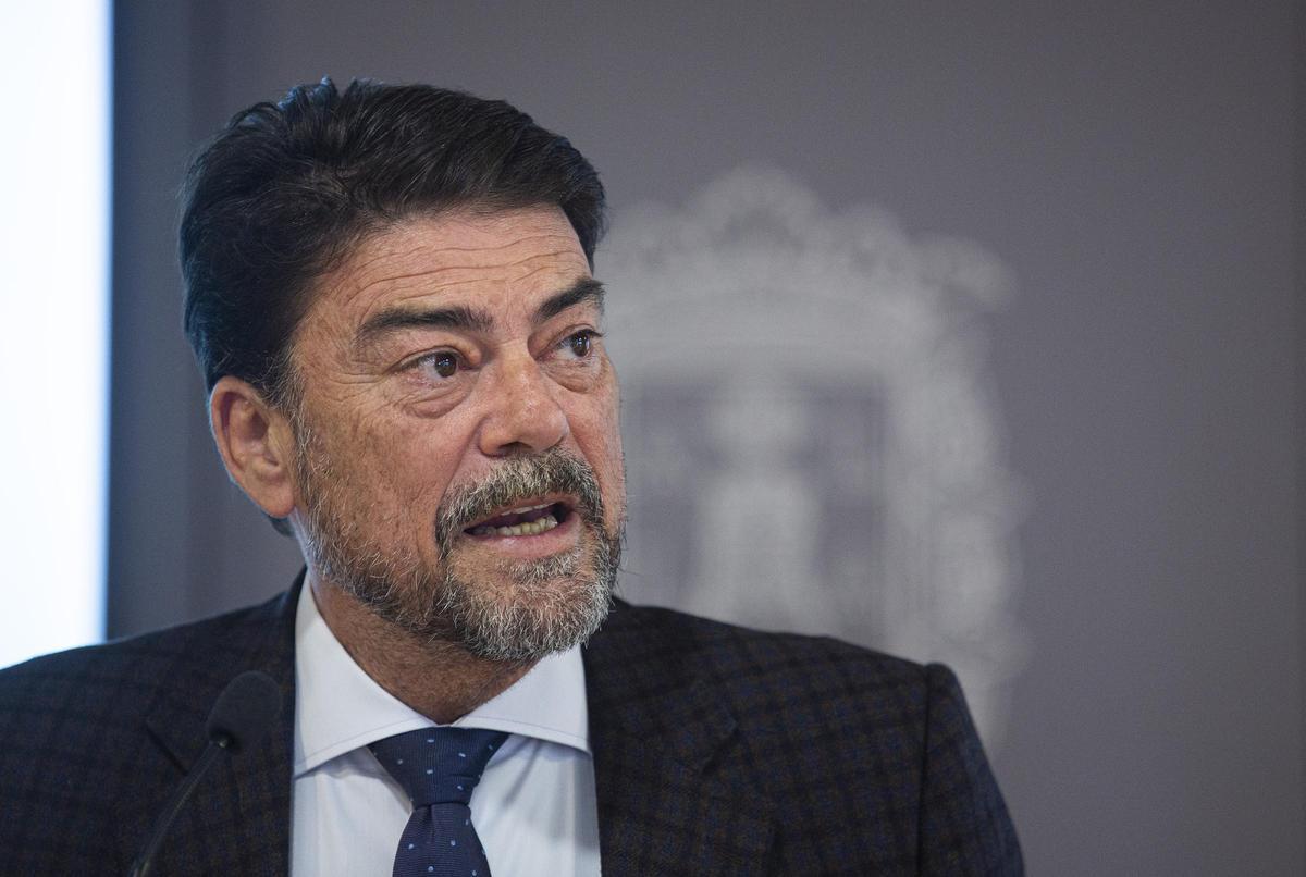 El alcalde de Alicante, Luis Barcala, en una imagen de archivo