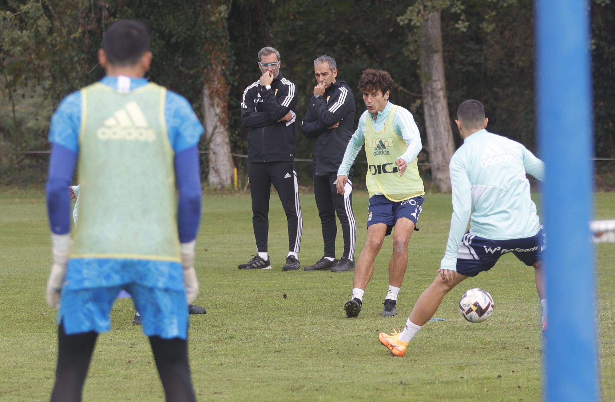 Las imágenes del entrenamiento del Oviedo