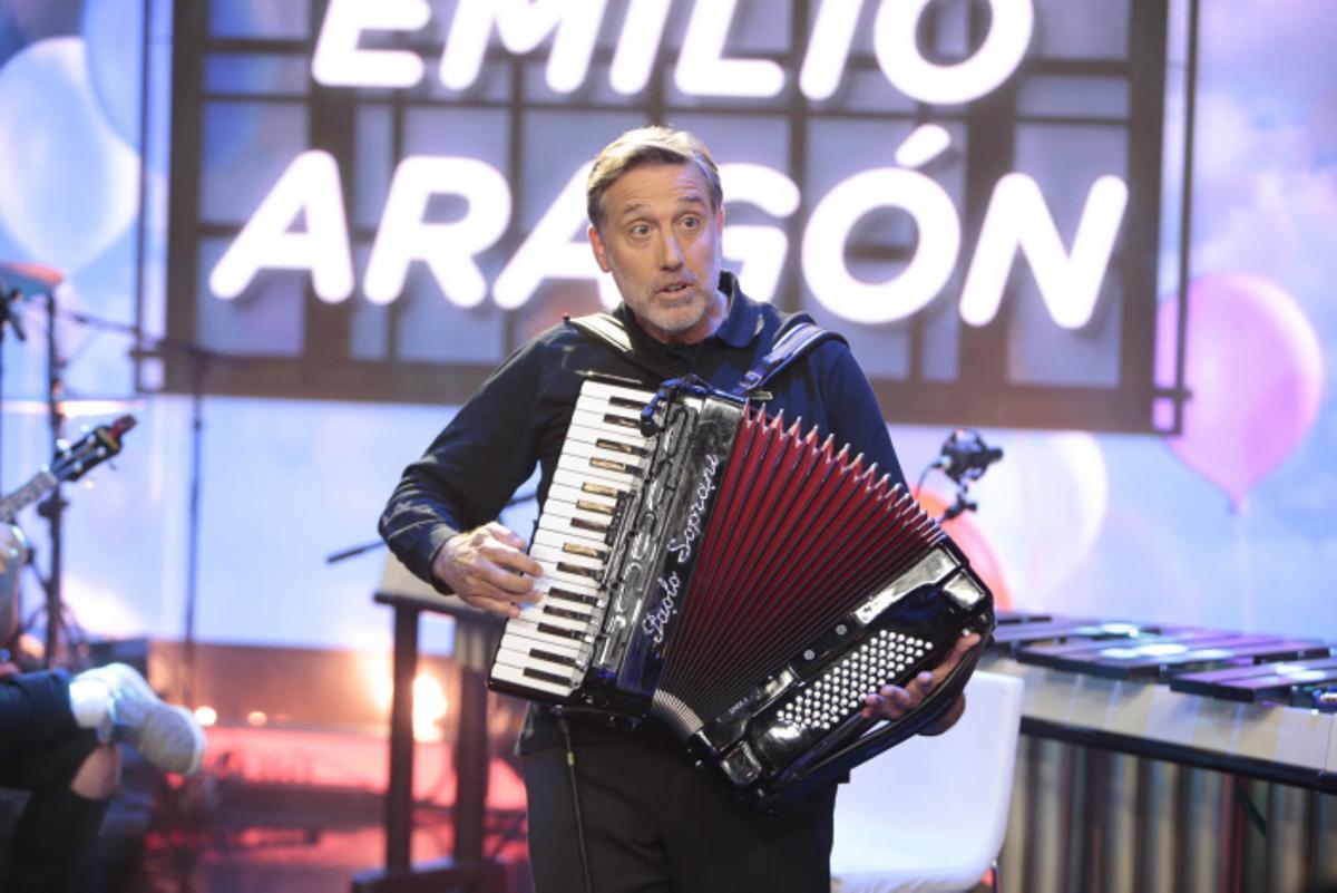 Emilio Aragón en 2017 en una de sus visitas a 'El Hormiguero'