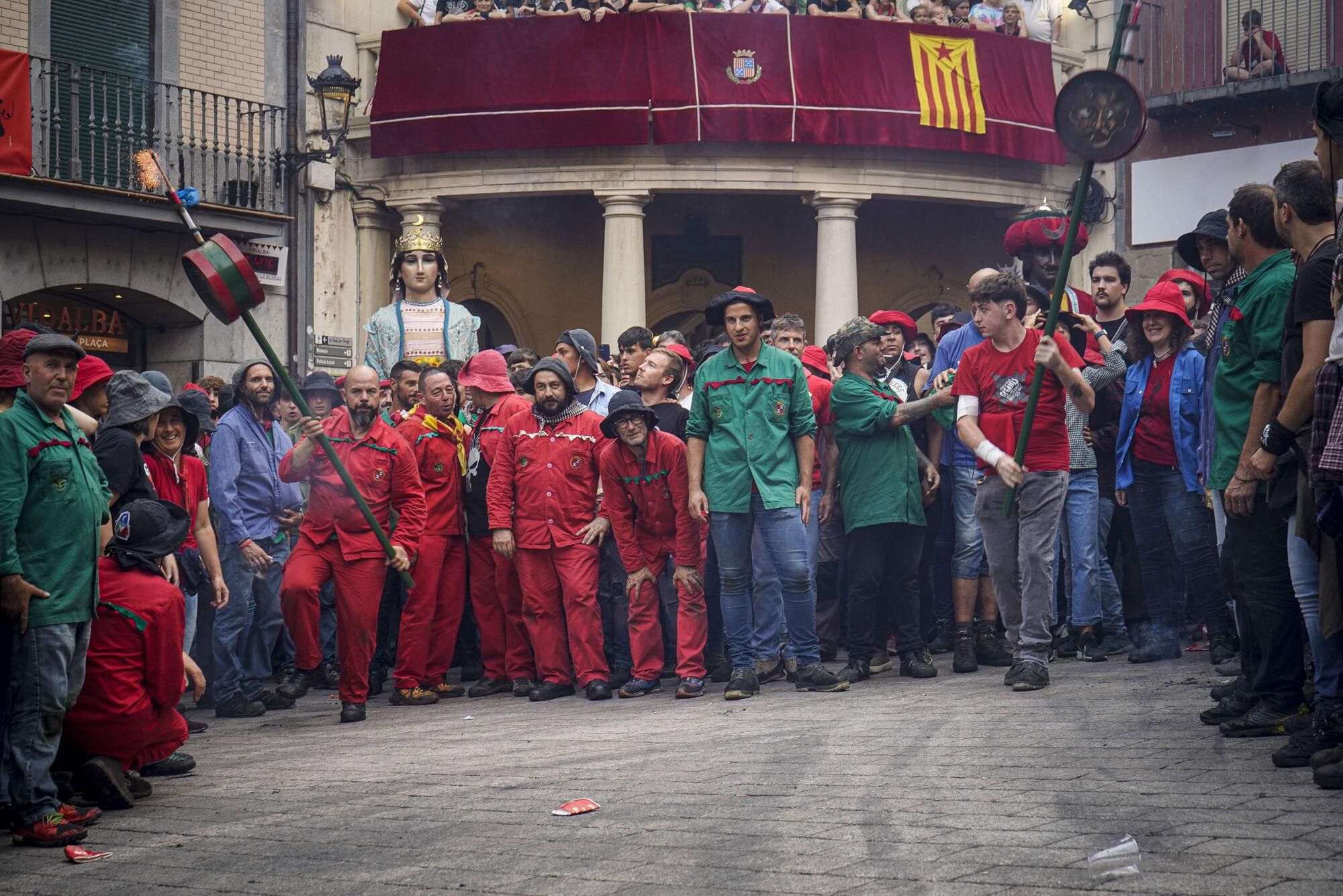 Així s'ha viscut el passacarrers de Patum de dissabte