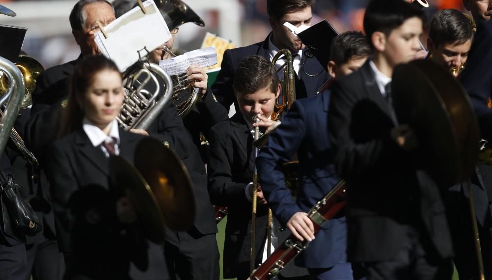 La Sociedad Musical La Lira de Chulilla puso música a la victoria del Valencia