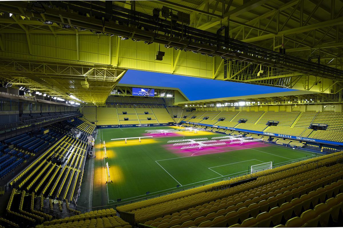 El estadio, por dentro.