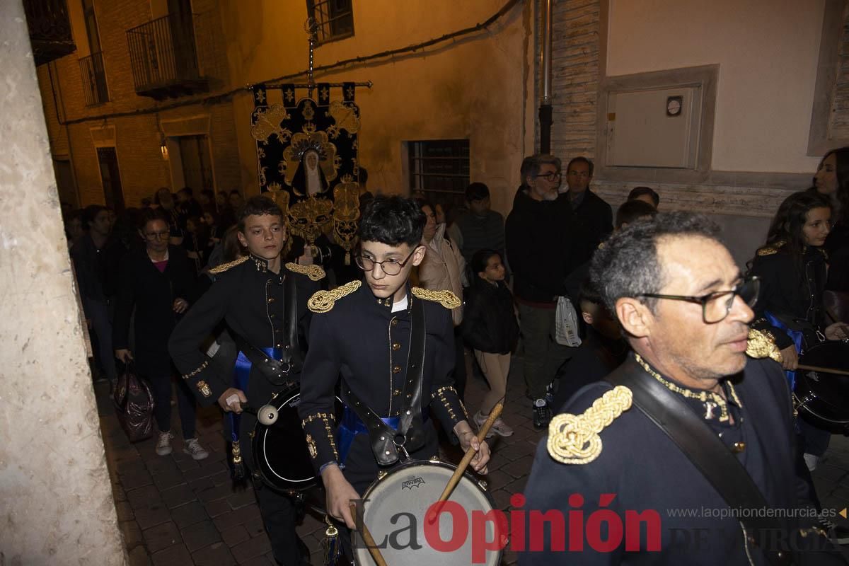 Los niños toman las calles de Caravaca en la procesión de Lunes Santo