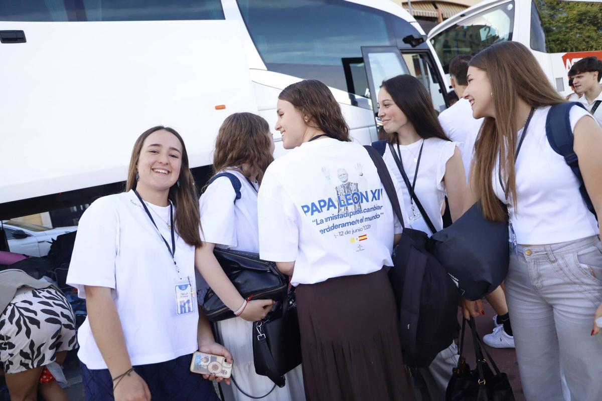 Más de 1.200 jóvenes cordobeses ponen rumbo a Madrid para encontrarse con León XIV