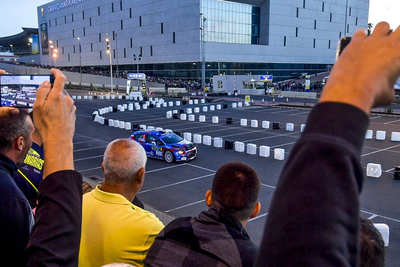 Tramo espectáculo del Rally Islas Canarias