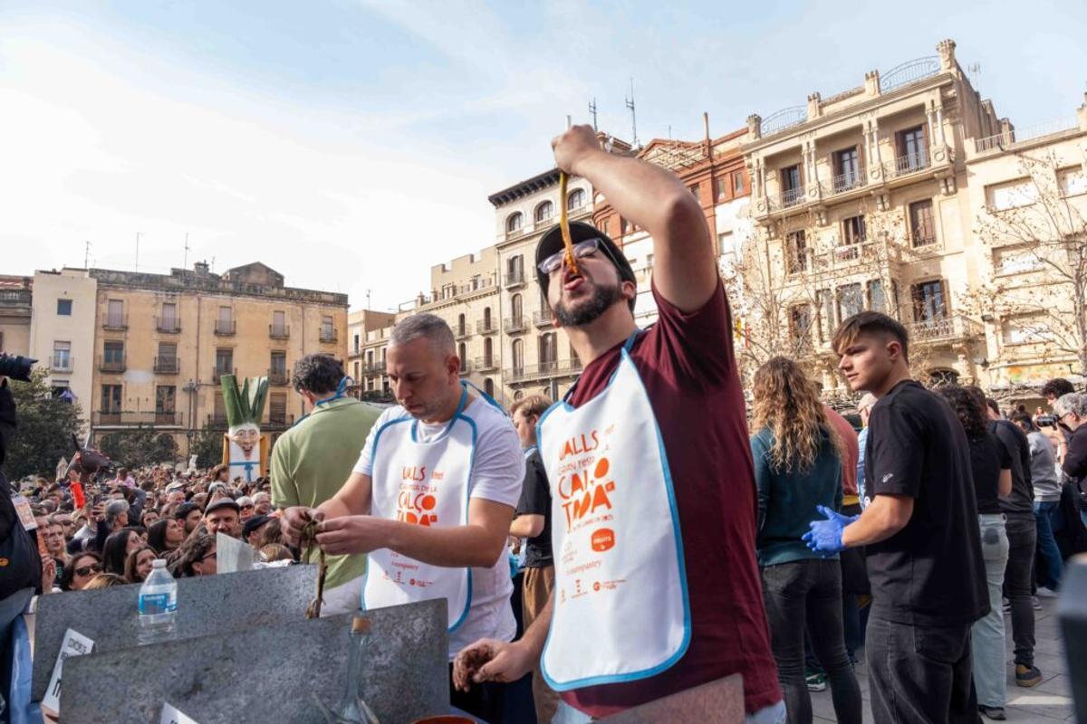 Anterior edición de la Gran Festa de la Calçotada, en Valls.
