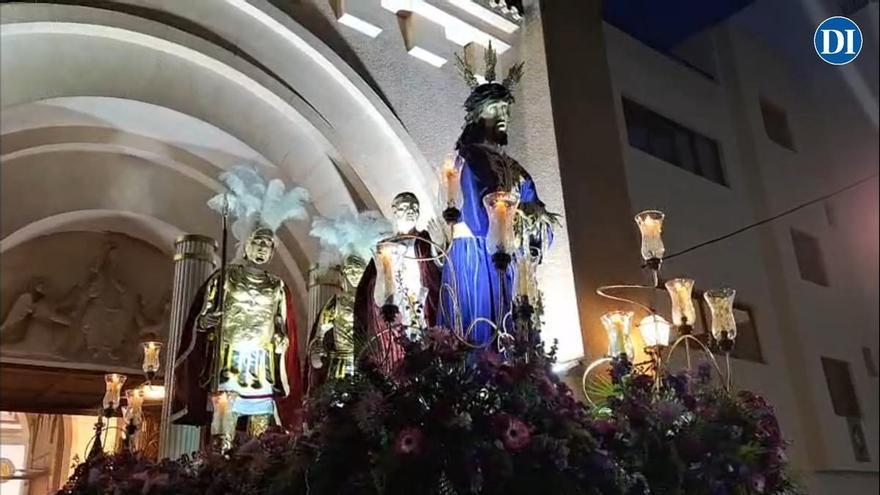 La estación de penitencia de la Cofradía de Jesús Cautivo en Ibiza