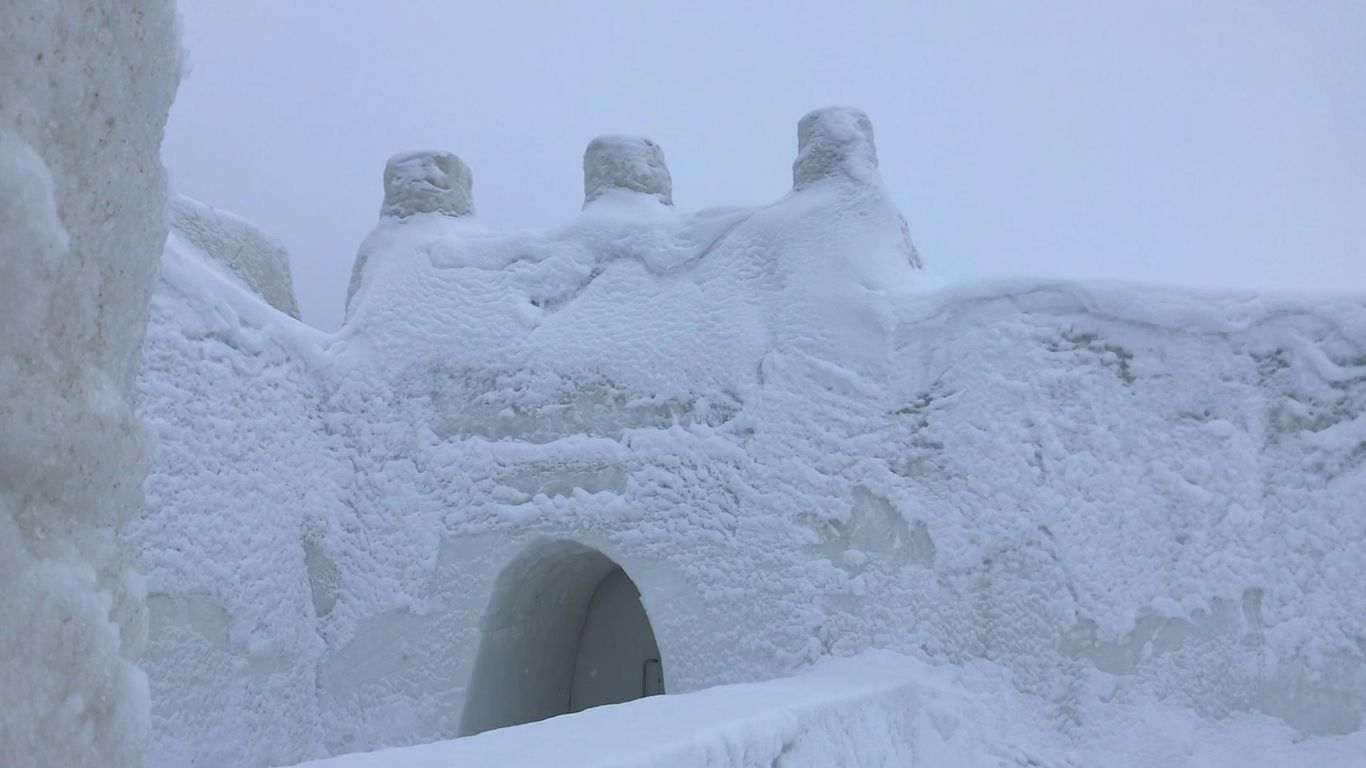 Castillo de hielo en Kemi