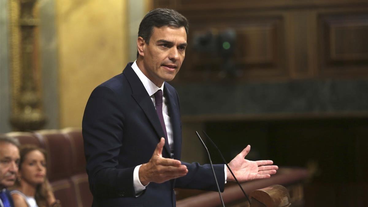 Pedro Sánchez en el Congreso