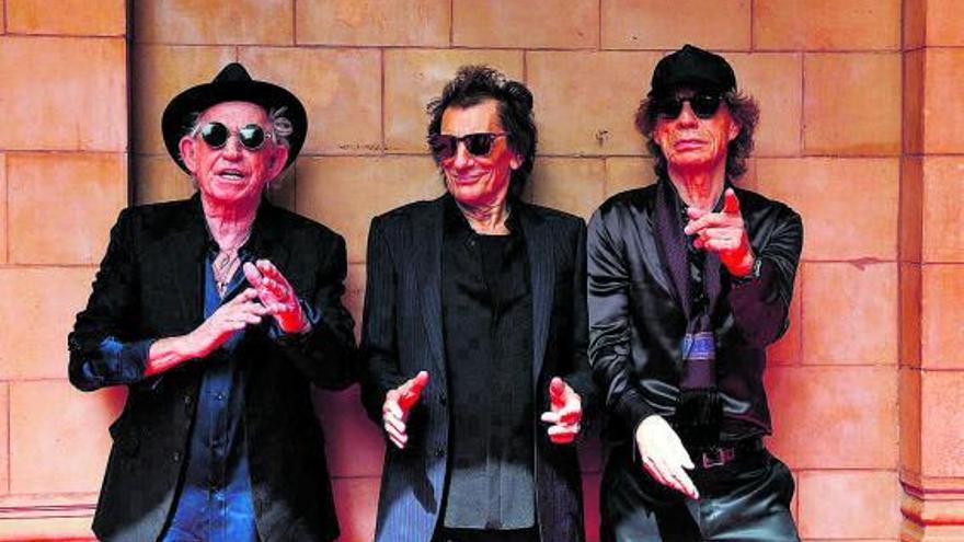 Keith Richards, Ronnie Wood y Mick Jagger son los Rolling Stones. | TOBY MELVILLE