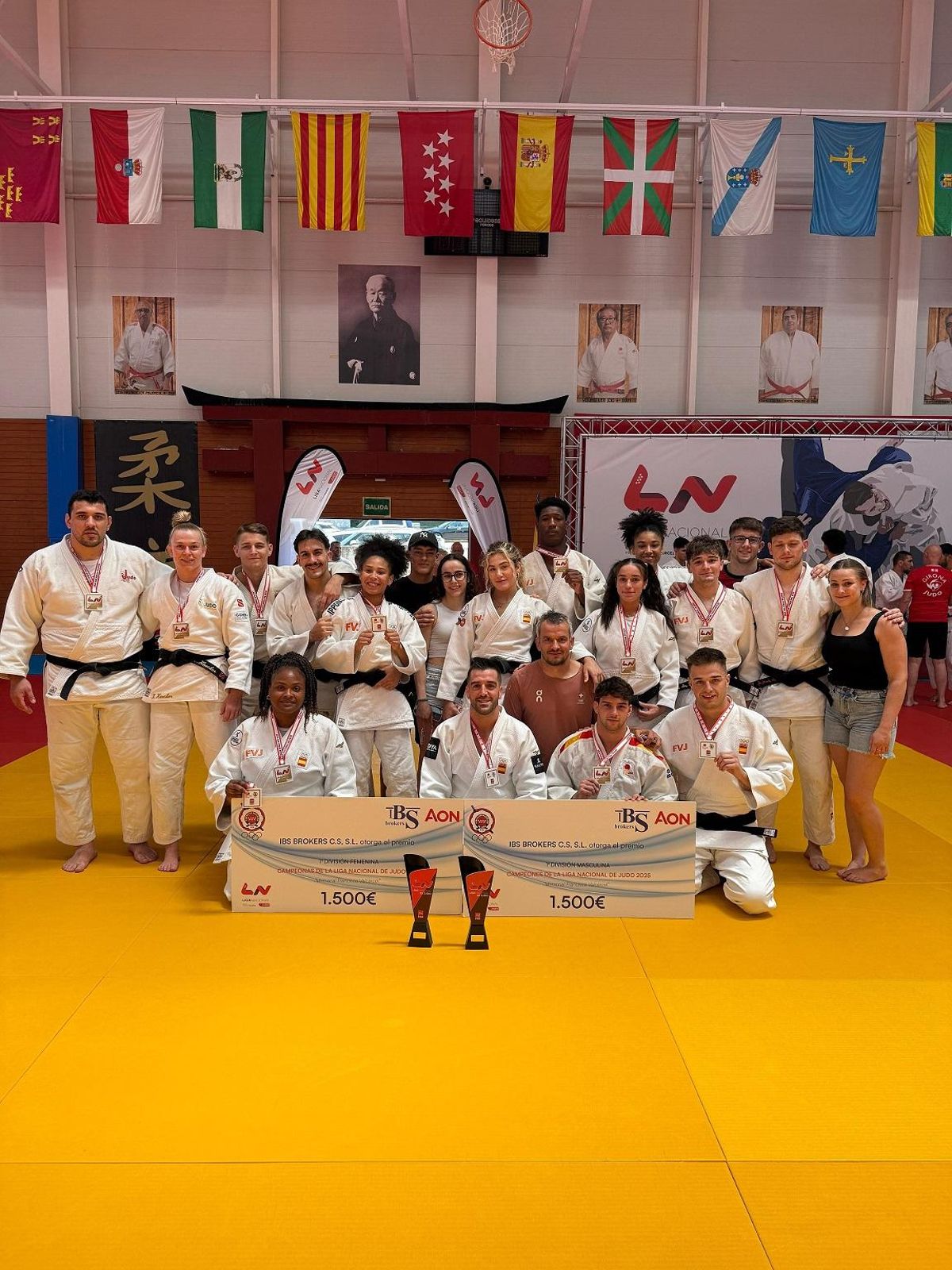 El Valencia Club de Judo, sobre el tatami.