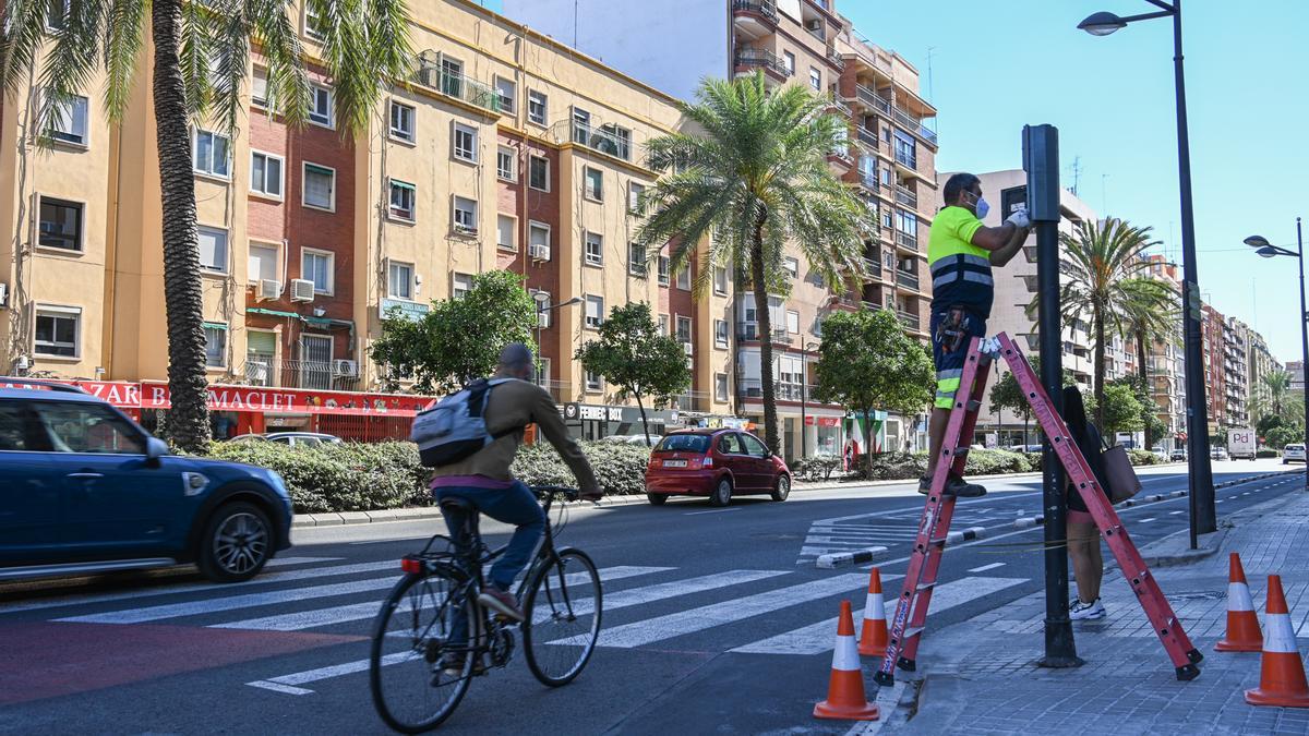 Instalación de los avisadores.