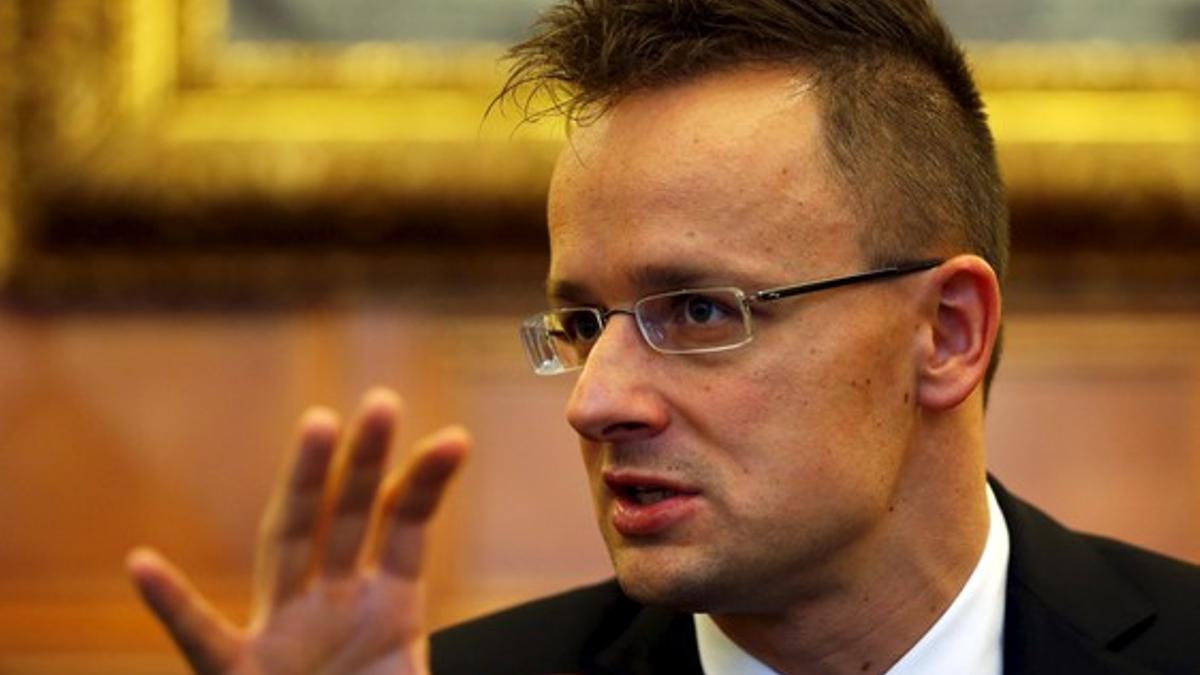 El ministro de Exteriores de Hungría, Peter Szijaarto.