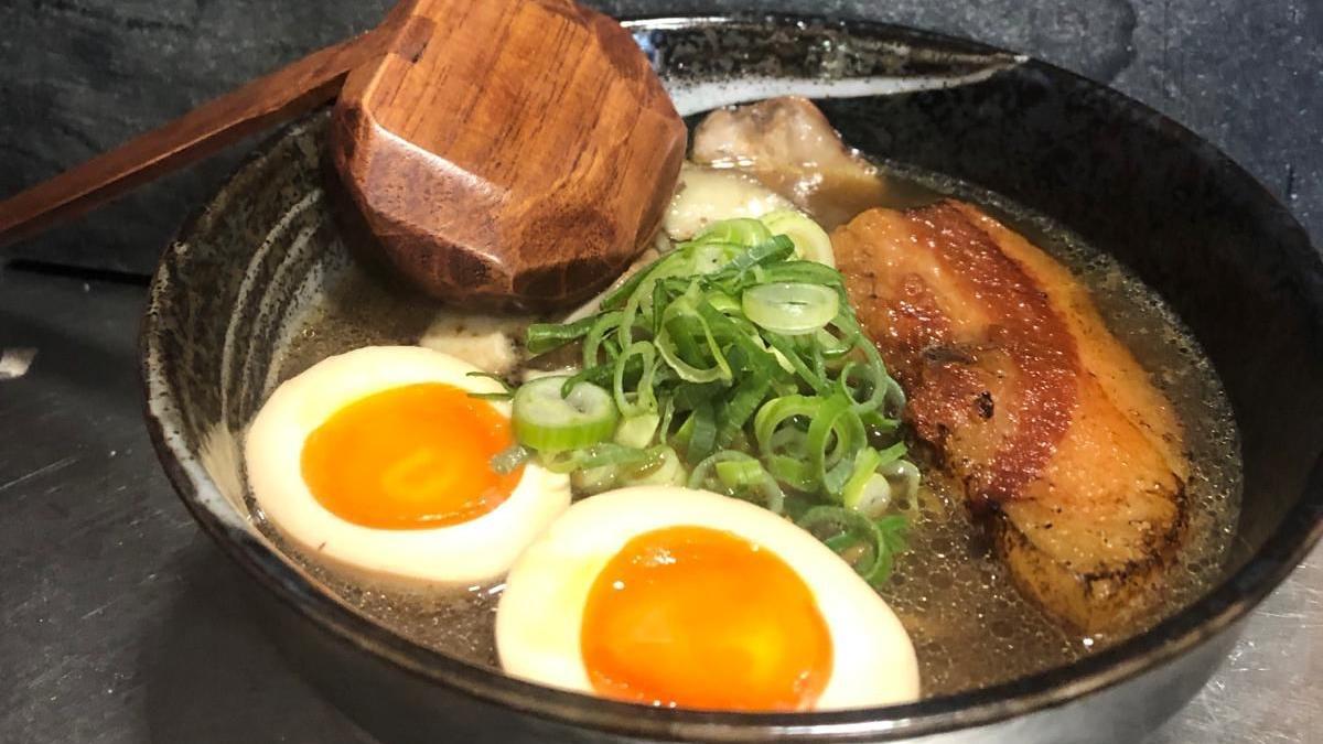 Plato del restaurante Mifune Neko, en Granollers.