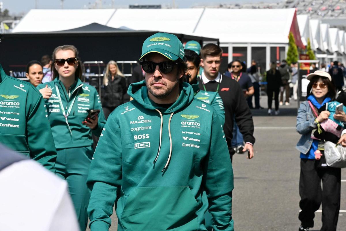 Fernando Alonso, en el circuito de Suzuka.
