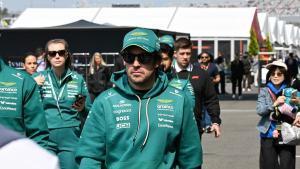 Fernando Alonso, en el circuito de Suzuka.