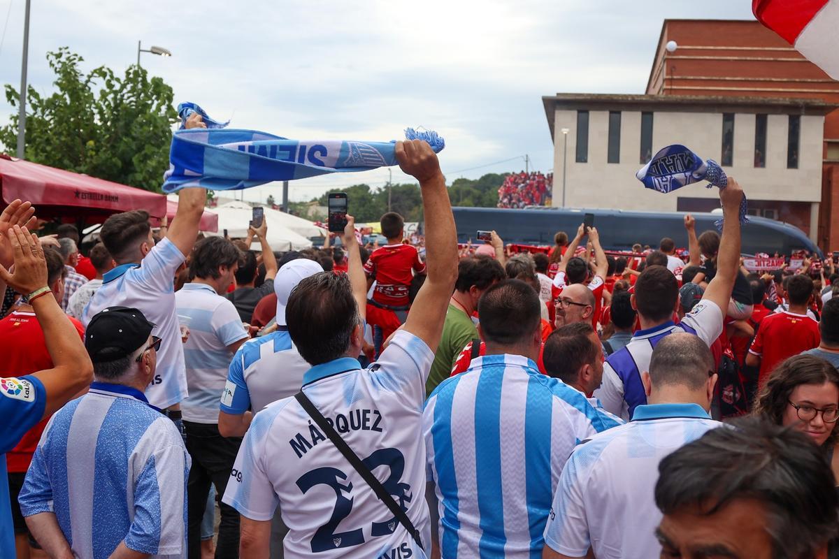 La gran final por el ascenso entre el Nástic y el Málaga CF, en imágenes