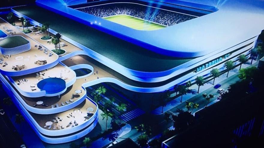 Imagen del futuro estadio del Marbella FC.