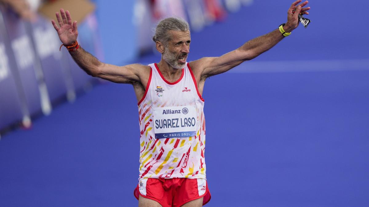 Alberto Suárez gana la plata en maratón y suma la medalla 40 para el equipo paralímpico español en París