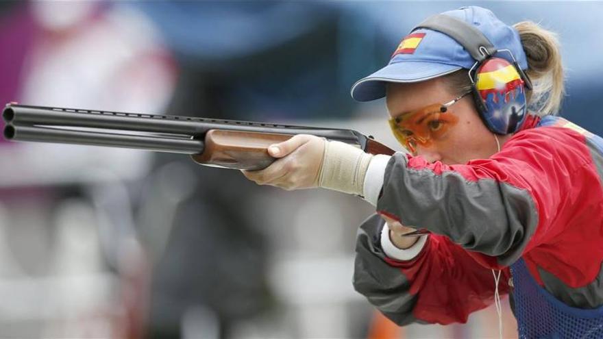Fátima Gálvez, campeona del mundo de foso olímpico en Italia