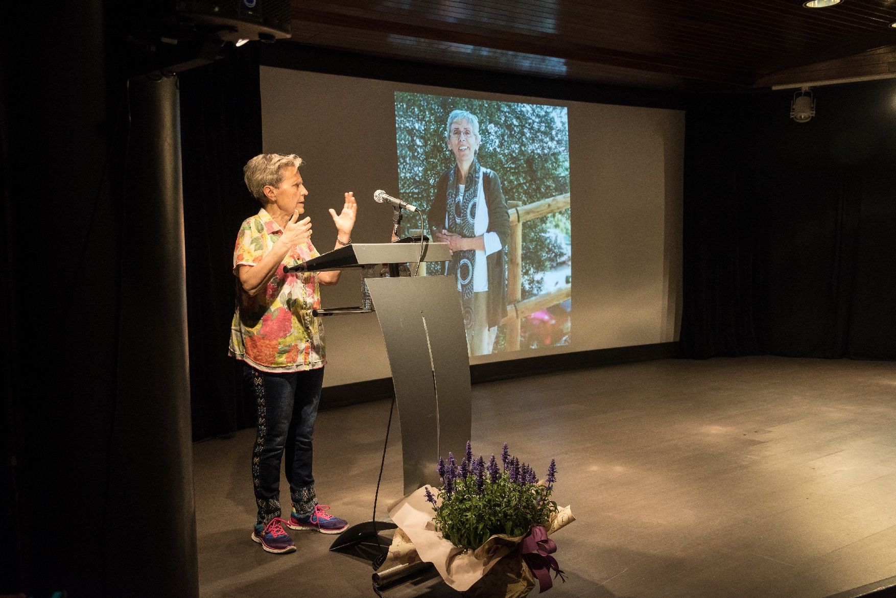 Ple en l'acte d'homenatge a Montserrat Morera, traspassada l’octubre passat