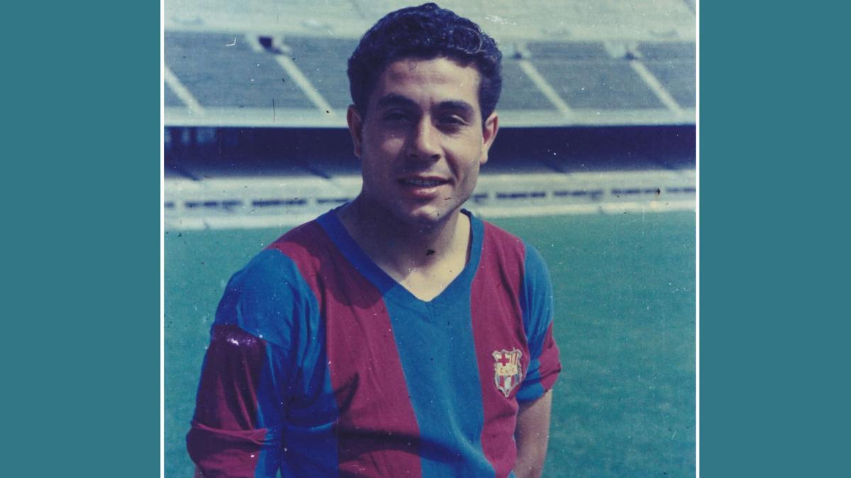 Una imagen de Ferran Olivella en el Camp Nou. Con la camiseta del Barça jugó 320 partidos y anotó un gol, además de ganar nueve títulos