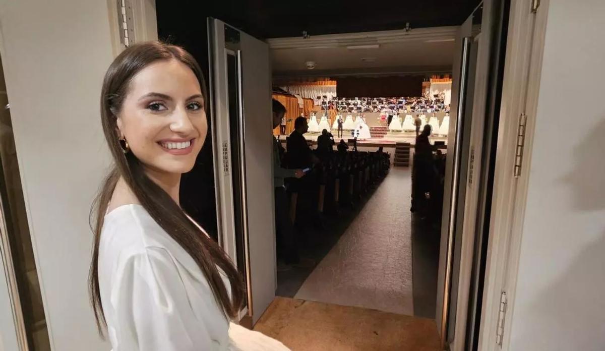 La exaltación de María Estela fue la primera tras la recuperacíon del Palau de la Música