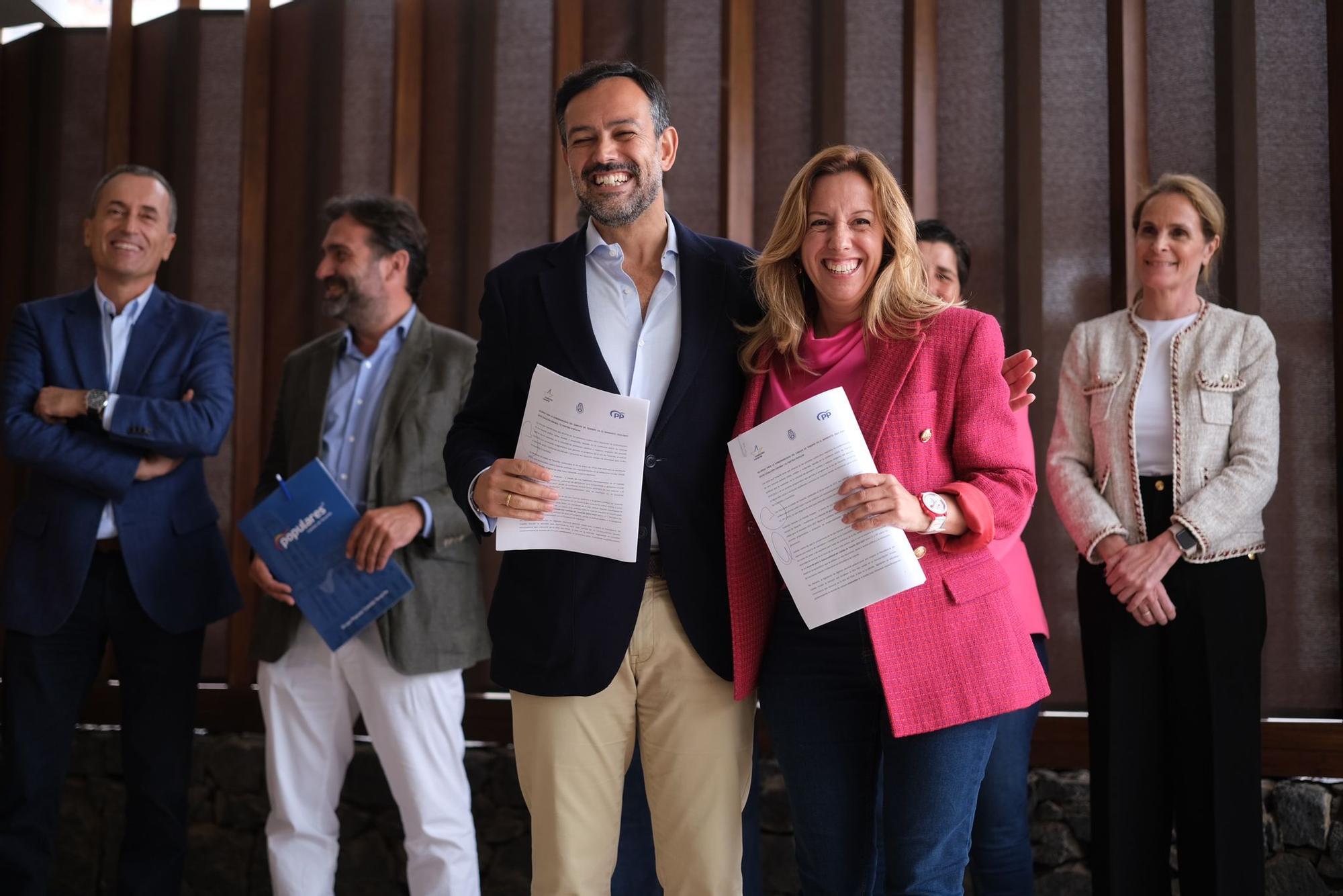 Pacto entre CC y PP en el Cabildo de Tenerife