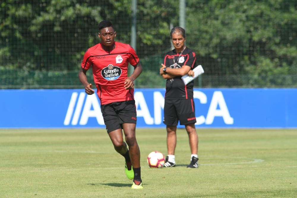 La plantilla deportivista ha tenido este viernes, 13 de julio de 2018, doble sesión de entrenamiento.