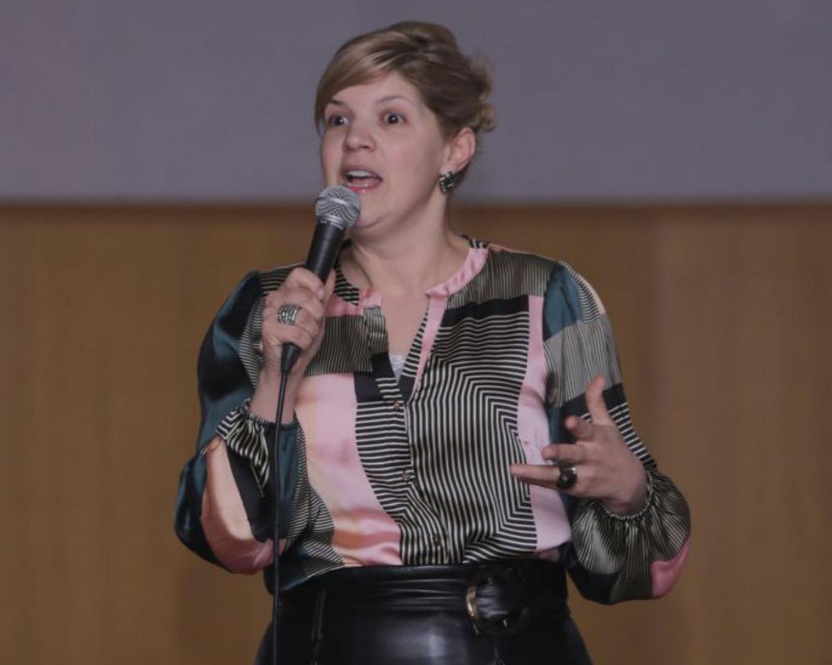 Charla de Natalia Guzmán. | // BERNABÉ/ÁNGEL VIDAL