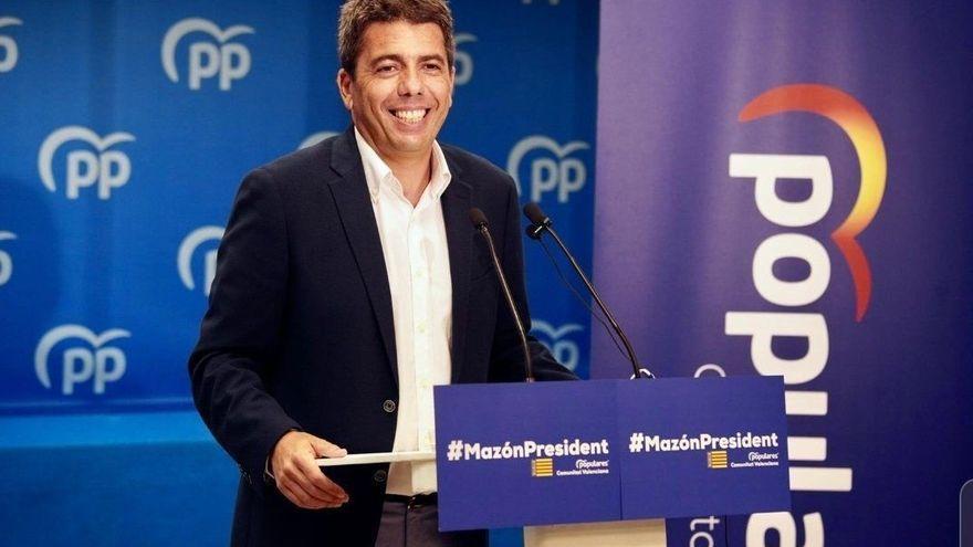 El presidente del PPCV, Carlos Mazón