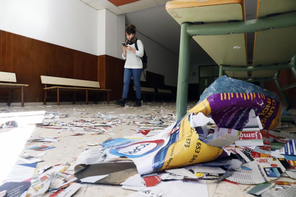 Huelga de limpieza en la facultad de Málaga