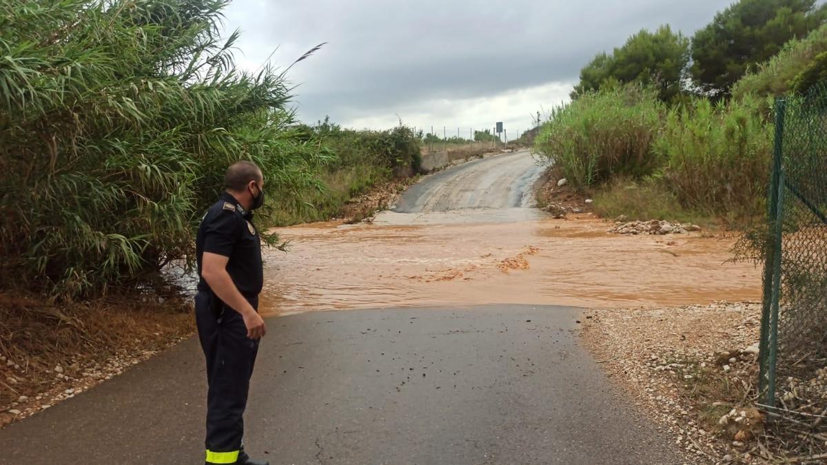 Estado de un camino en Alcalà de Xivert