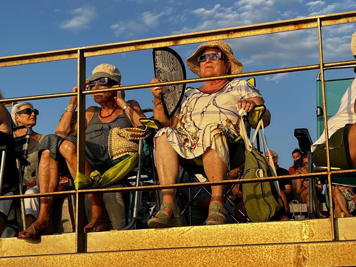 Les imatges de l'eclipsi a l'Escala