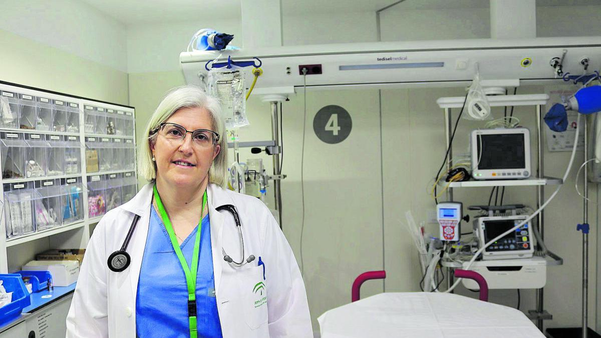 Eva Fragero es la jefa de servicio de Urgencias del Hospital Regional Universitario de Málaga desde marzo.