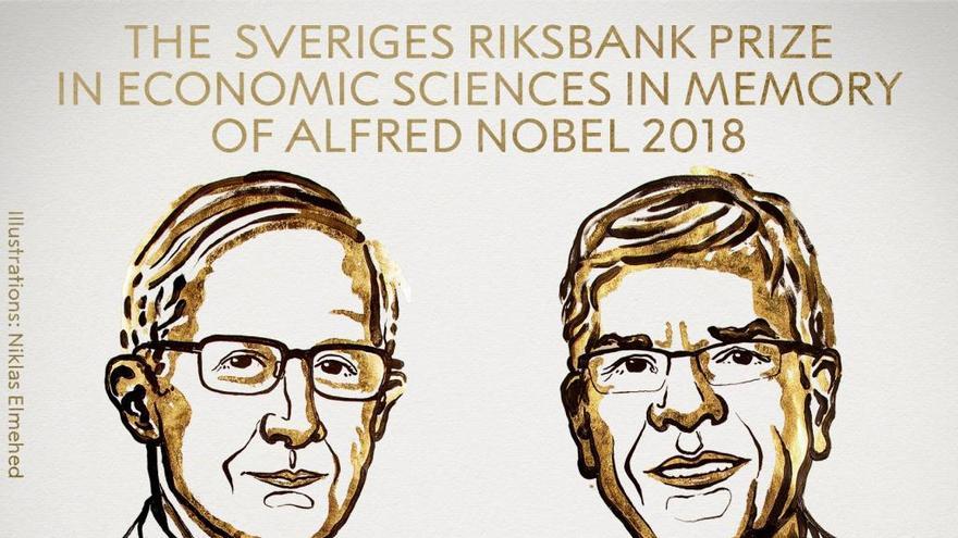 Els nord-americans William Nordhaus i Paul Romer guanyen el Nobel d&#039;Economia