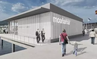 Luz verde de los socios al plan económico para el nuevo edificio del puerto deportivo de Moaña