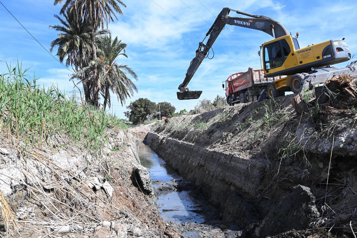 Las obras del Canal Principal de Riegos de Levante servirán para mejorar los aportes de agua a El Hondo