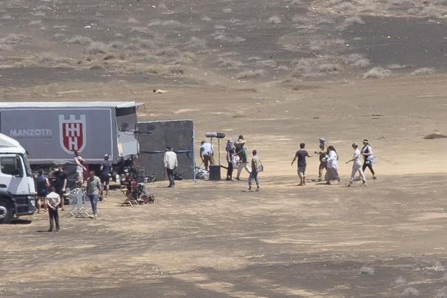 FUERTEVENTURA - BRAD PÌTT RODANDO UNA ESCENA DE LA PELICULA �?Allied�? - 24-05-16 - FOTO: GABRIEL FUSELLI