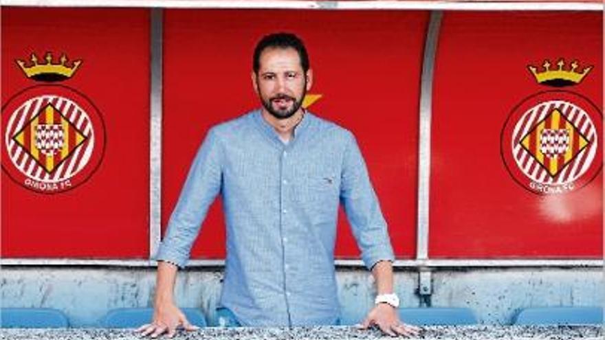 Pablo Machín ocuparà per tercera temporada la banqueta del Girona FC.