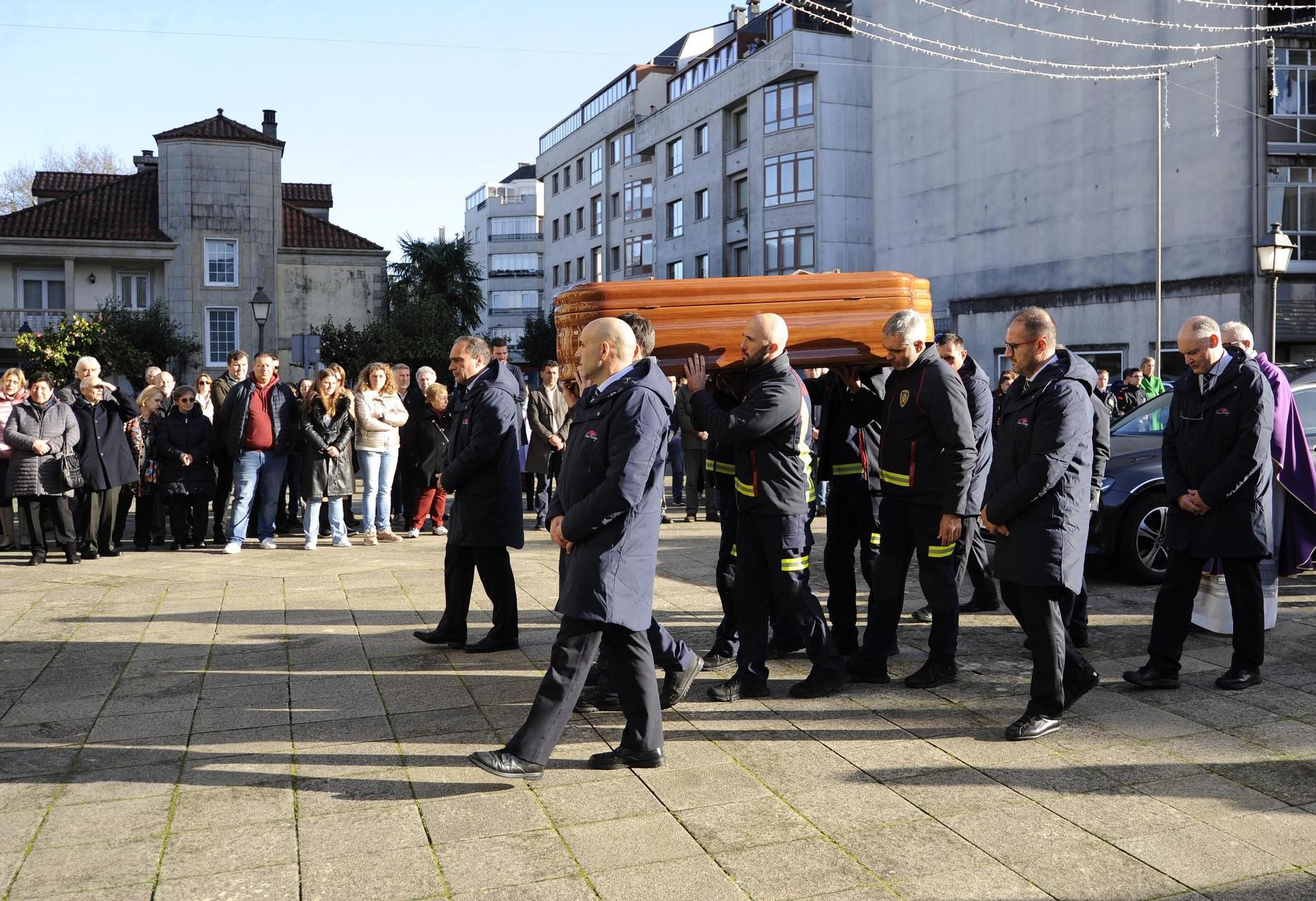 El último adiós al bombero Manuel Silva Cordo