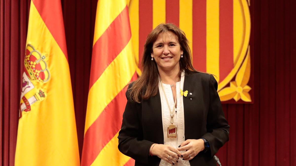Laura Borrás, presidenta del Parlament de Catalunya