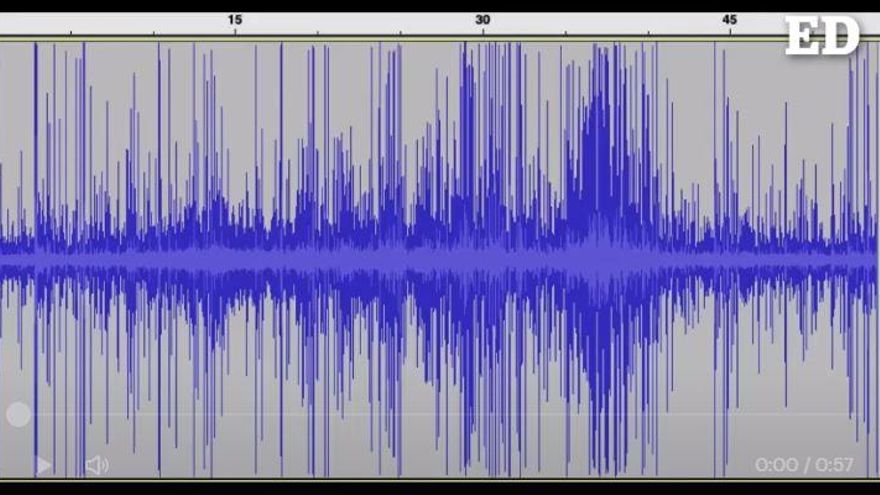 Así suena el enjambre sísmico en La Palma