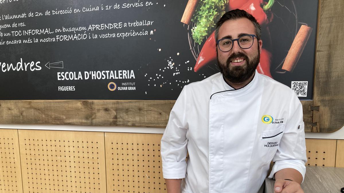 El cap del Departament d’Hoteleria i Turisme de l'Escola d'Hostaleria de Figueres, Gerard Holgueras